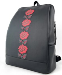 Рюкзак жіночий + косметичка Alba Soboni N23015 чорний