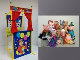 Кукольный театр  с ширмой "Три сказки" 7001-3 