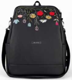 Рюкзак жіночий з кишенею для ноутбука 13,6" Alba Soboni 260059 (13,6) чорний
