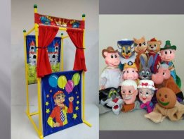 Кукольный театр с ширмой "Четыре сказки"  7006-2 