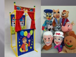 Кукольный театр с ширмой "Три сказки"  7006-1 
