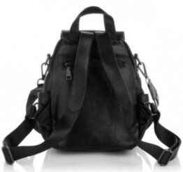 Рюкзак шкіряний жіночий Olivia Leather NWBP27-1240A чорний