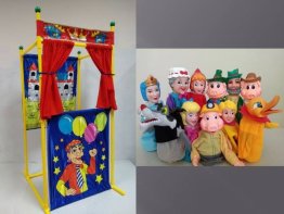 Кукольный театр с ширмой "Три сказки"  7013-2 