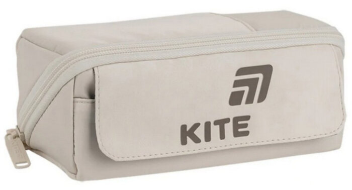 Пенал шкільний Kite K26-2702-1 бежевий