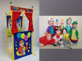 Кукольный театр с ширмой "Две сказки"  7015-1  
