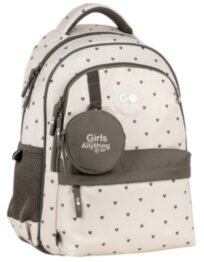 Рюкзак шкільний GoPack GO26-182M-3 Beige Polka Dots