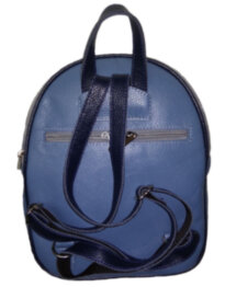 Рюкзак шкіряний жіночий Borsacomoda 814024 блакитний