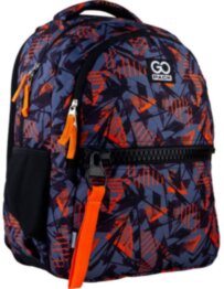 Рюкзак GoPack GO21-161M-1 чорний, помаранчевий