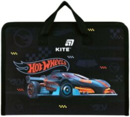 Папка-портфель на блискавці A4 Kite HW26-202 Hot Wheels