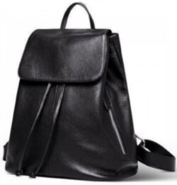 Рюкзак шкіряний жіночий Olivia Leather F-FL-NWBP27-1025A чорний