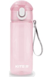 Пляшечка для води Kite K22-400-01, 530 мл, ніжно-рожева