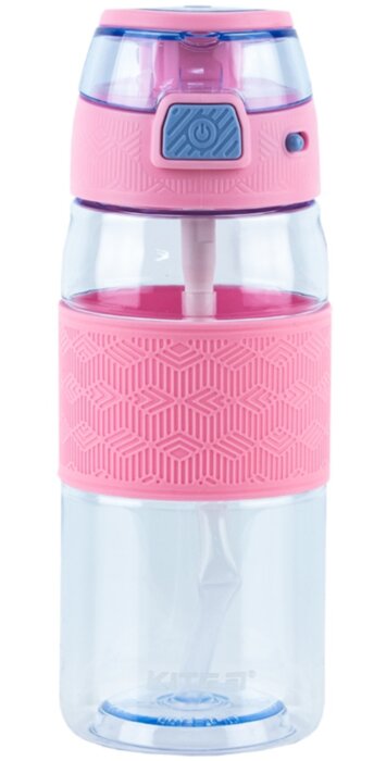 Пляшечка для води Kite K24-1201-3, 600 мл, блакитно-рожева
