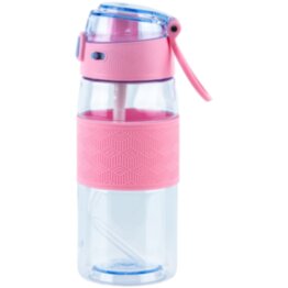 Пляшечка для води Kite K24-1201-3, 600 мл, блакитно-рожева