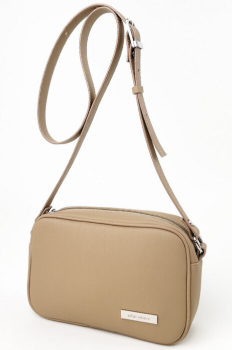 Сумка жіноча через плече Alba Soboni 250231 темно-бежева