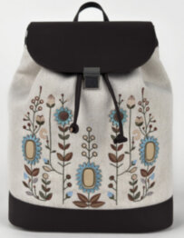 Рюкзак жіночий з кишенею для ноутбука 13,6" Alba Soboni 260360 бежевий, коричневий