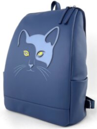 Рюкзак жіночий з кишенею для ноутбука 15,6" Alba Soboni 230173 синій