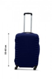 Чохол на валізу неопрен M синій