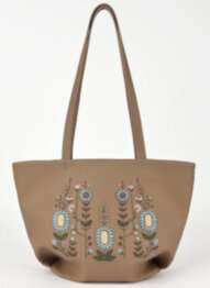 Сумка жіноча Alba Soboni 260380 темно-бежева