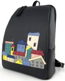Рюкзак жіночий з кишенею для ноутбука 15,6" Alba Soboni 230157 чорний