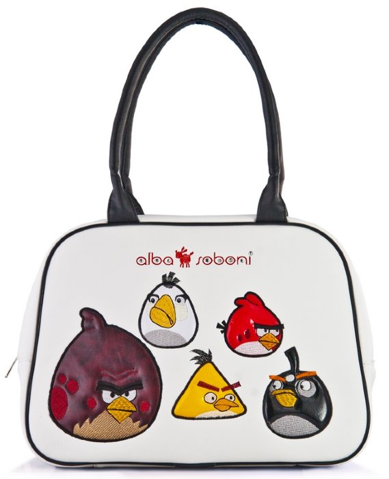 Сумка Alba Soboni 120503 Angry Birds (белая)
