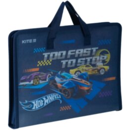 Папка-портфель на блискавці A4 Kite HW24-202 Hot Wheels