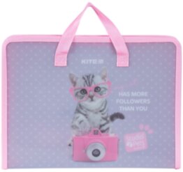 Папка-портфель на блискавці A4 Kite SP24-202 Studio Pets