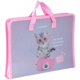Папка-портфель на блискавці A4 Kite SP24-202 Studio Pets