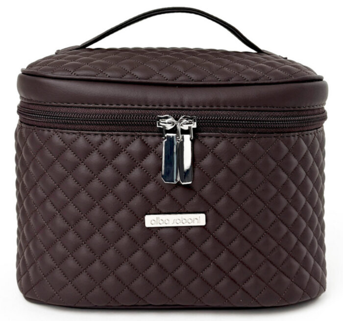 Косметичка Alba Soboni 7043 темний шоколад