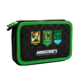 Пенал шкільний подвійний YES 533718 Minecraft Adventure