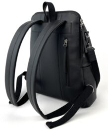 Рюкзак жіночий з кишенею для ноутбука 13,6" Alba Soboni 240027 (13,6) чорно-білий