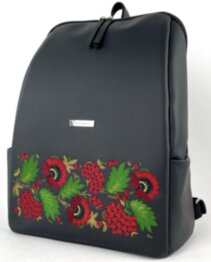 Рюкзак жіночий з кишенею для ноутбука 15,6" Alba Soboni 240042 (15,6) чорний