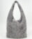 Сумка жіноча + косметичка Alba Soboni N25095 світло-сіра