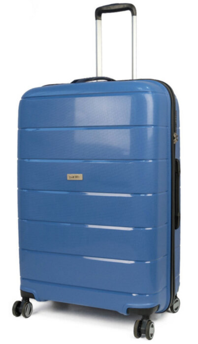 Валіза на 4 колесах велика Paklite Mailand Deluxe TL074249-25 L синя