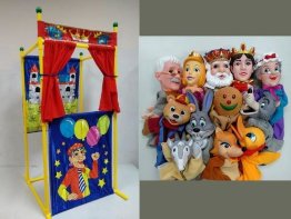 Кукольный театр  с ширмой  "Три сказки" 7026-3 