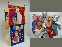 Кукольный театр  с ширмой  "Три сказки" 7006-3 