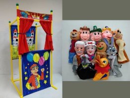 Кукольный театр  с ширмой  "Три сказки" 7001-5 