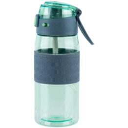 Пляшечка для води Kite K24-1201-2, 600 мл, зелено-сіра
