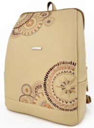 Рюкзак жіночий з кишенею для ноутбука 15,6" Alba Soboni 250047 (15,6) бежевий