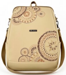 Рюкзак жіночий з кишенею для ноутбука 13,6" Alba Soboni 250047 (13,6) бежевий