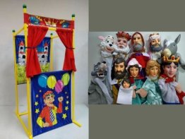 Кукольный театр  с ширмой  "Две сказки"  7025-2 