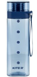 Пляшечка для води квадратна Kite K24-1209-1, 550 мл, блакитна