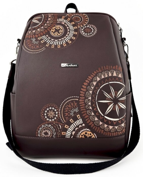 Рюкзак жіночий з кишенею для ноутбука 13,6" Alba Soboni 250051 (13,6) коричневий