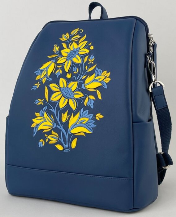 Рюкзак жіночий з кишенею для ноутбука 13,6" Alba Soboni 230102 синій
