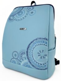 Рюкзак жіночий з кишенею для ноутбука 15,6" Alba Soboni 250049 (15,6) блакитний
