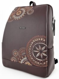 Рюкзак жіночий з кишенею для ноутбука 15,6" Alba Soboni 250051 (15,6) коричневий