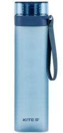 Пляшечка для води квадратна Kite K24-1210-1, 700 мл, синя