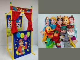 Кукольный театр  с ширмой "Четыре сказки"  7012-4 