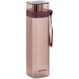 Пляшечка для води квадратна Kite K24-1210-3, 700 мл, бордова