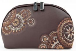 Косметичка Alba Soboni 7083 коричнева