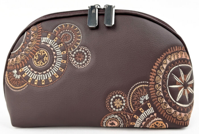 Косметичка Alba Soboni 7083 коричнева